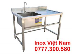 Chậu Rửa Inox Đơn Cánh Phải CR-04